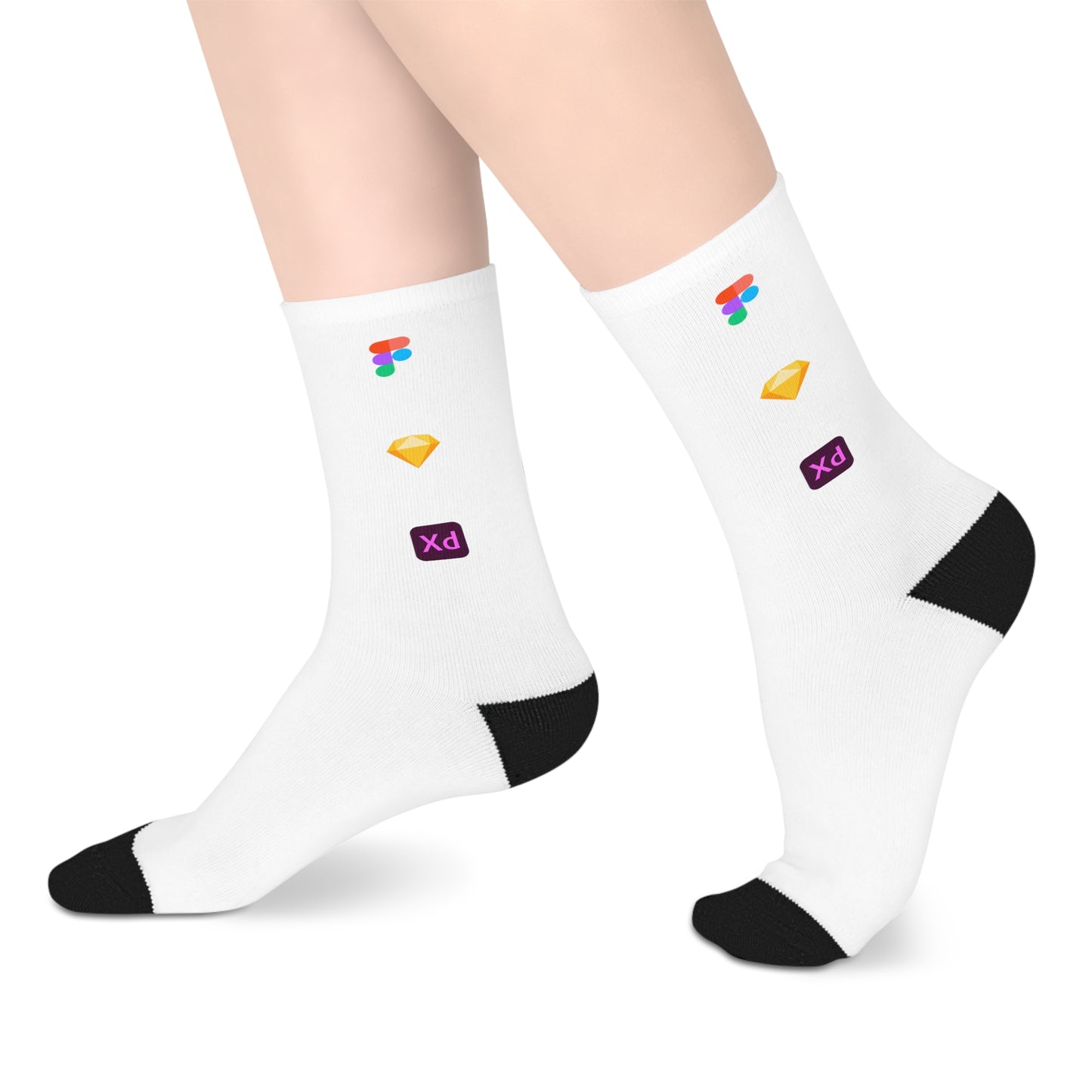 UX Tools Mid-length Socks_Colored Icons