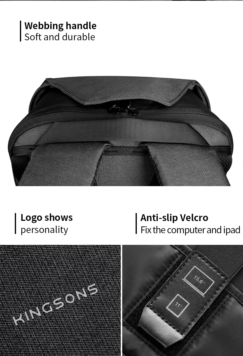 The Kingsons Pro Anti-Theft Backpack