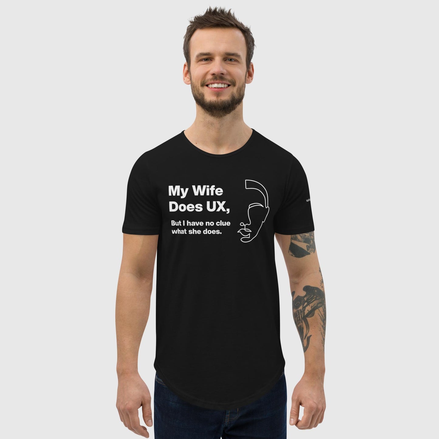 Men's Curved Hem T-Shirt