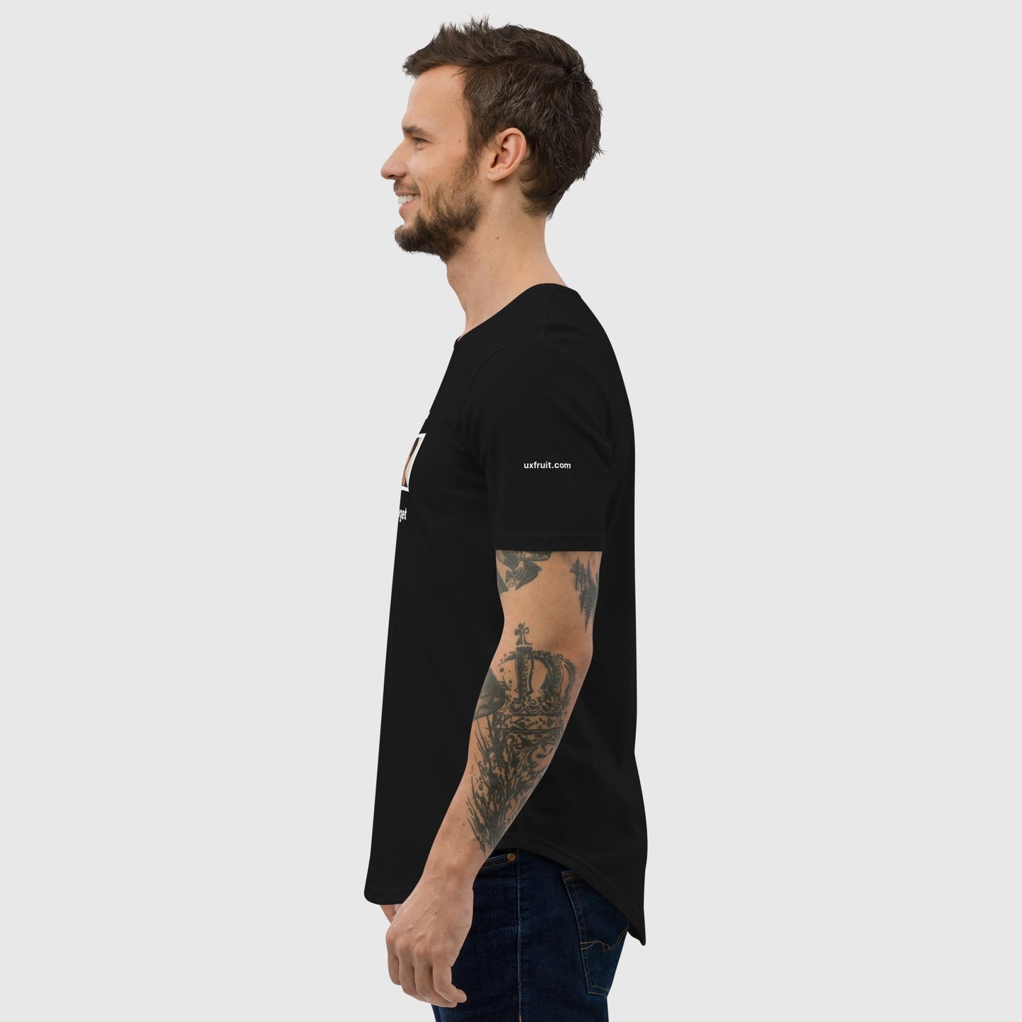 Men's Curved Hem T-Shirt