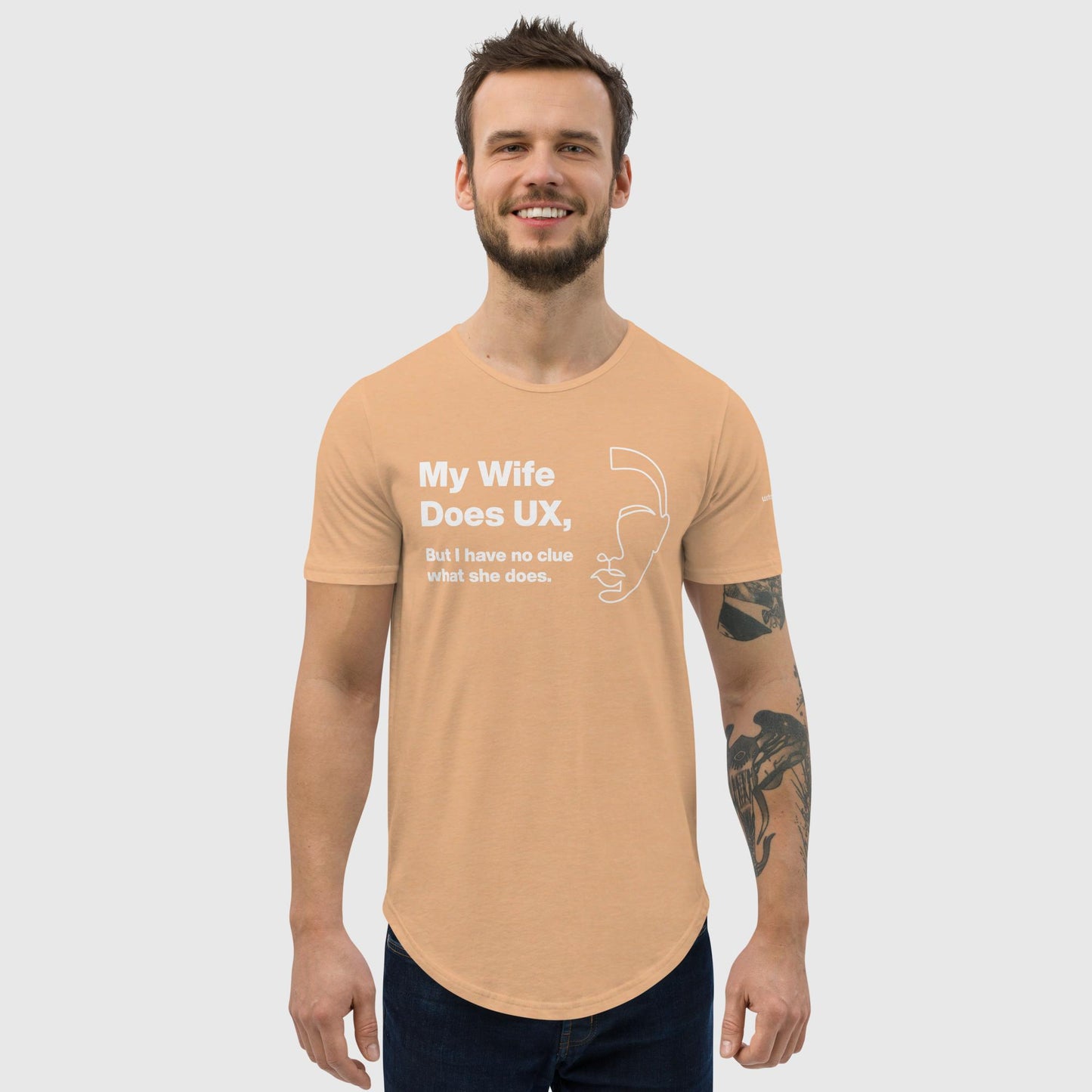 Men's Curved Hem T-Shirt