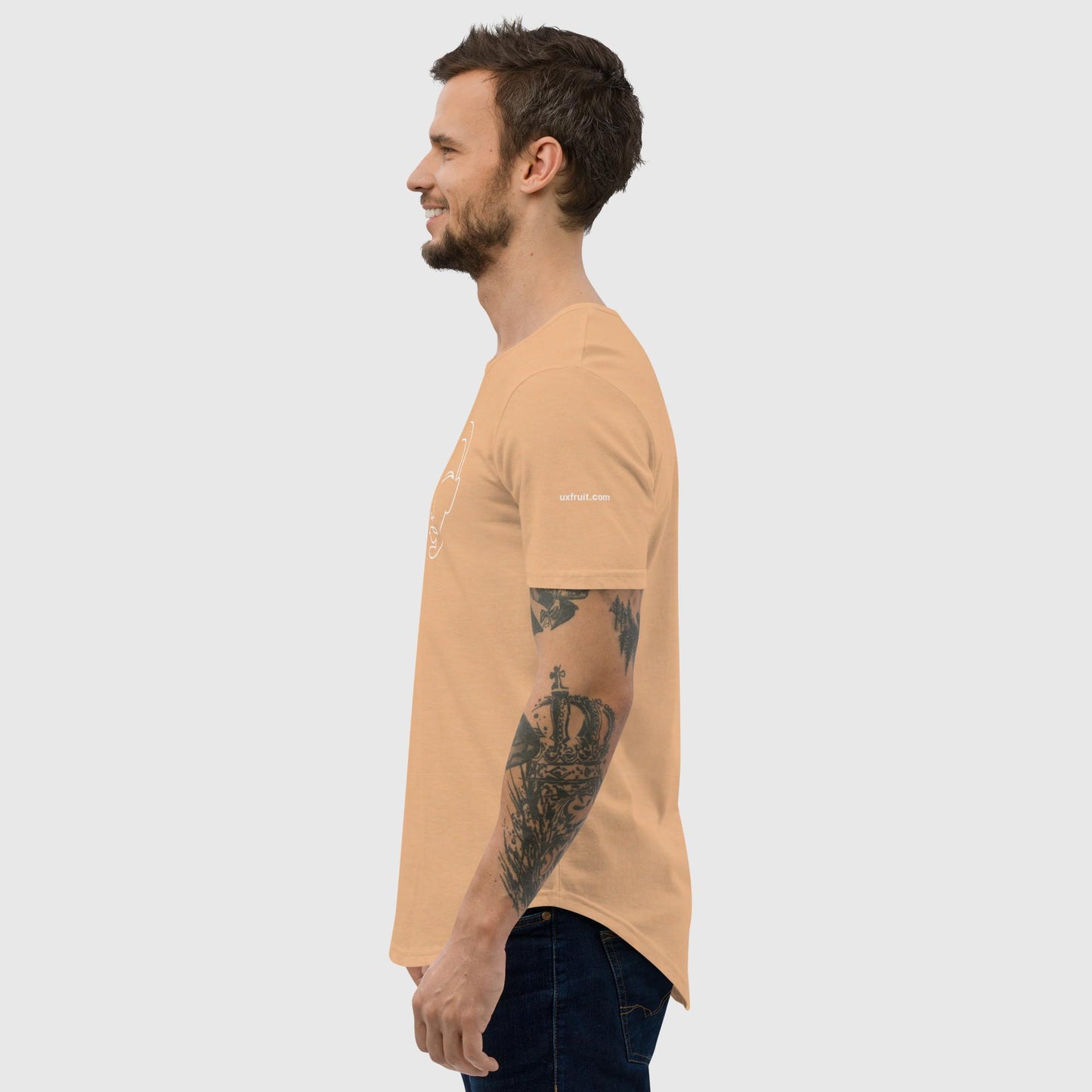 Men's Curved Hem T-Shirt