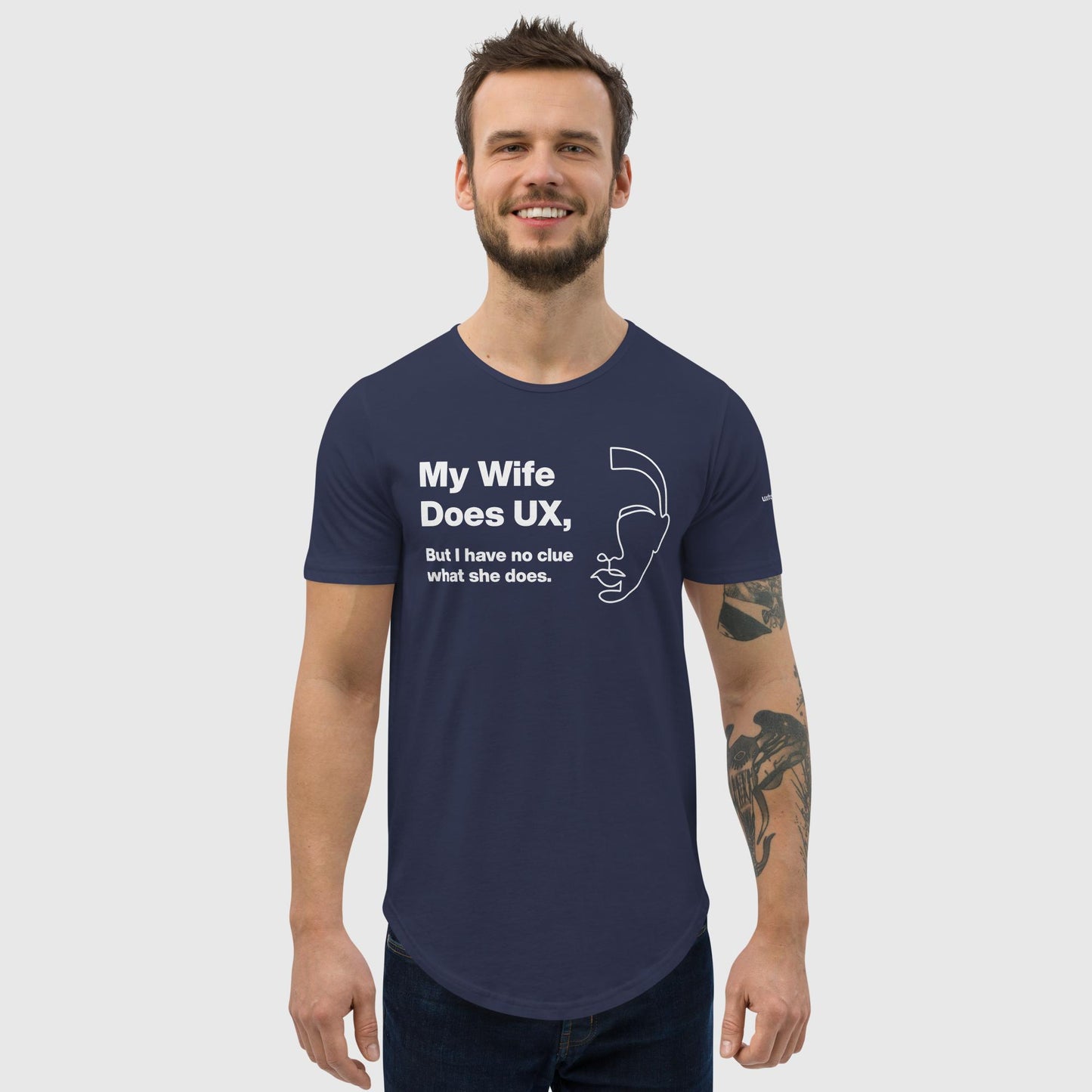 Men's Curved Hem T-Shirt