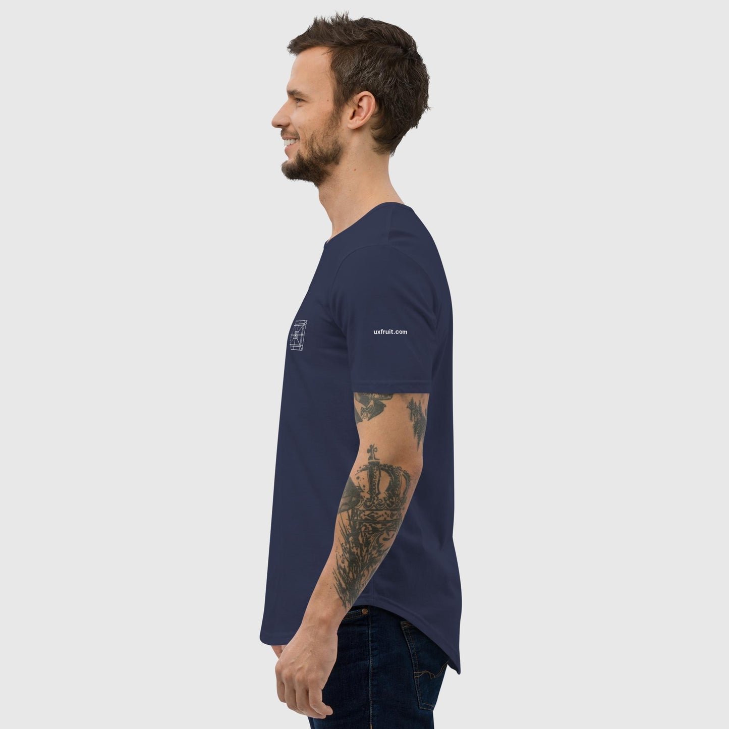 Men's Curved Hem T-Shirt