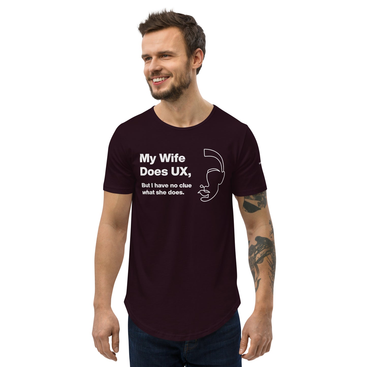 Men's Curved Hem T-Shirt