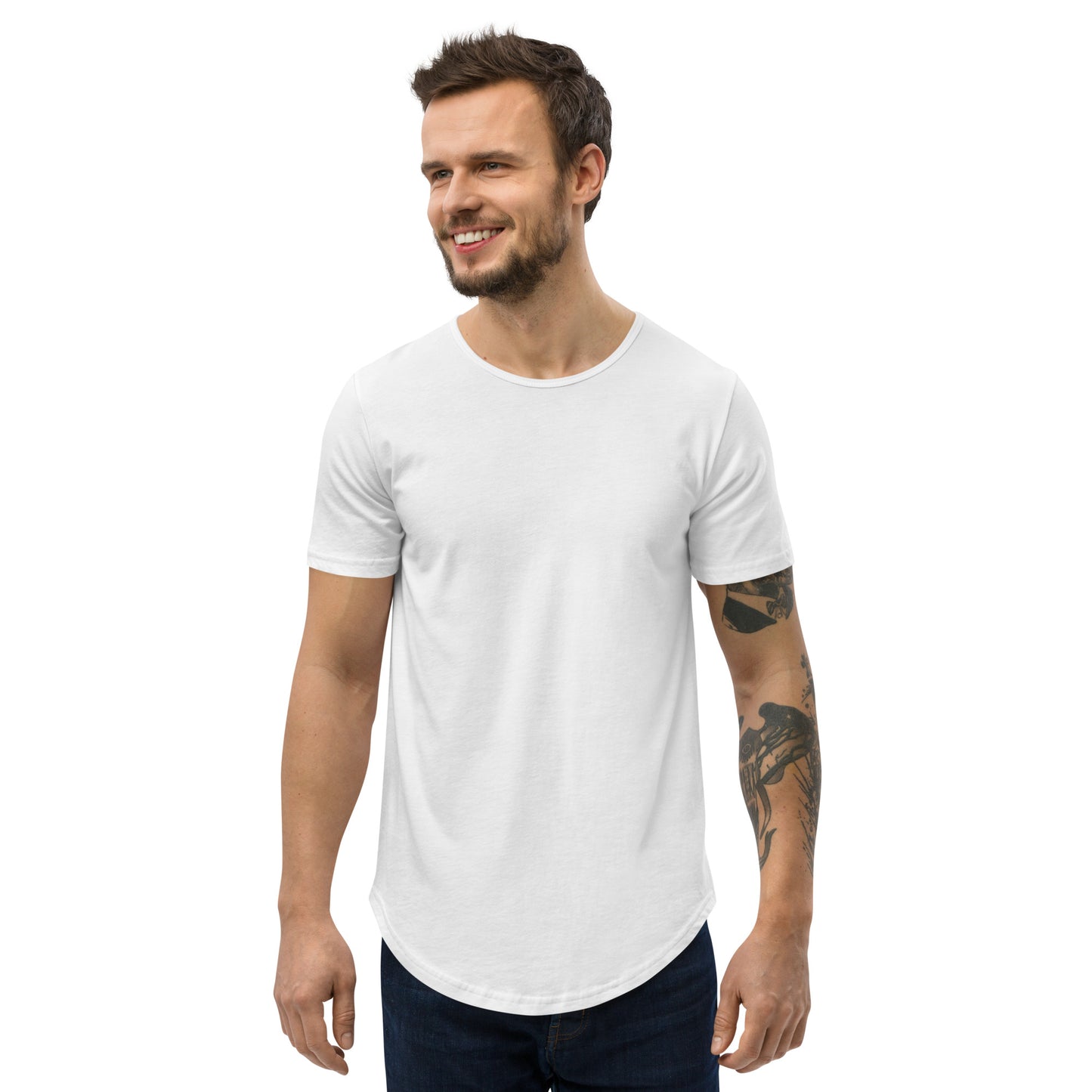 Men's Curved Hem T-Shirt