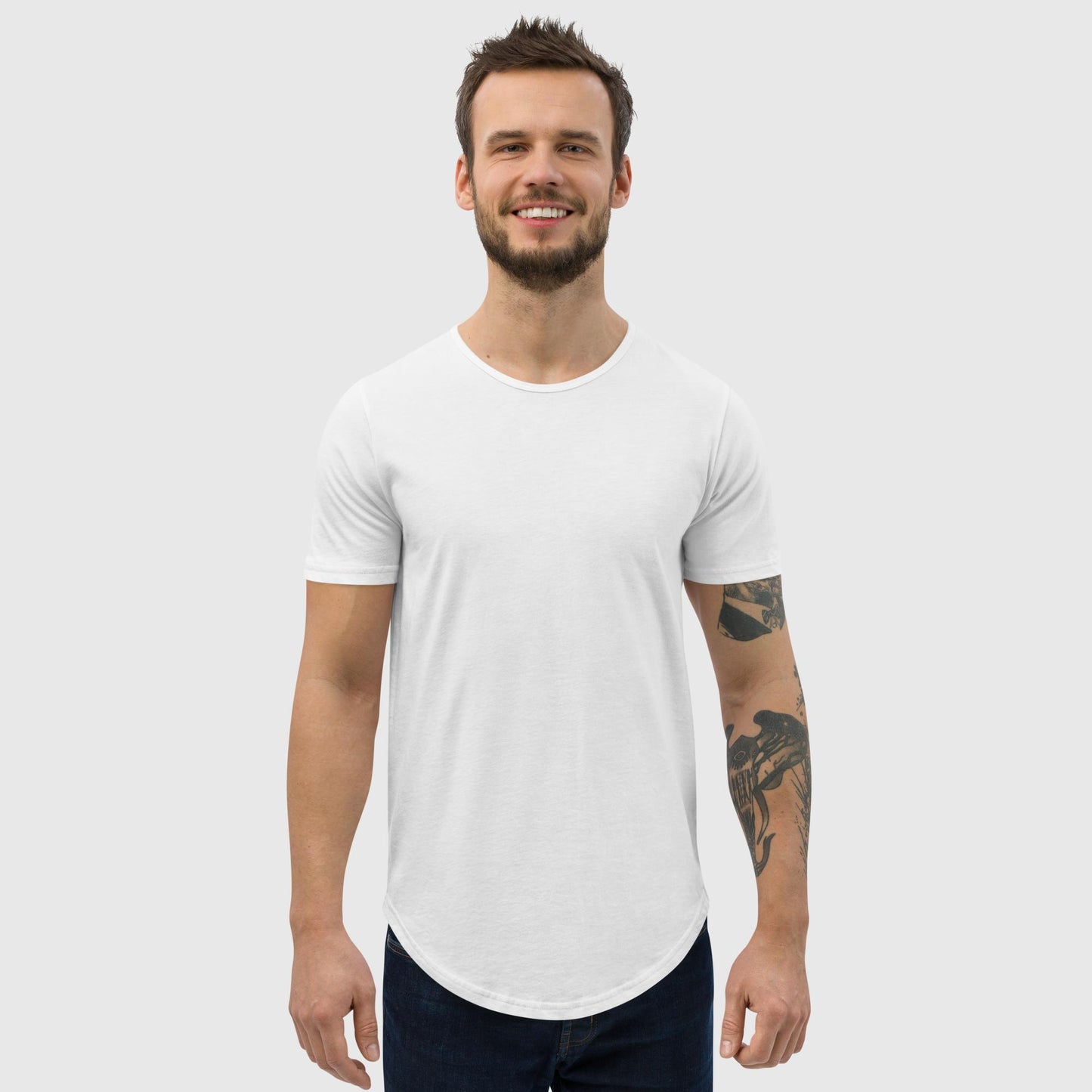 Men's Curved Hem T-Shirt