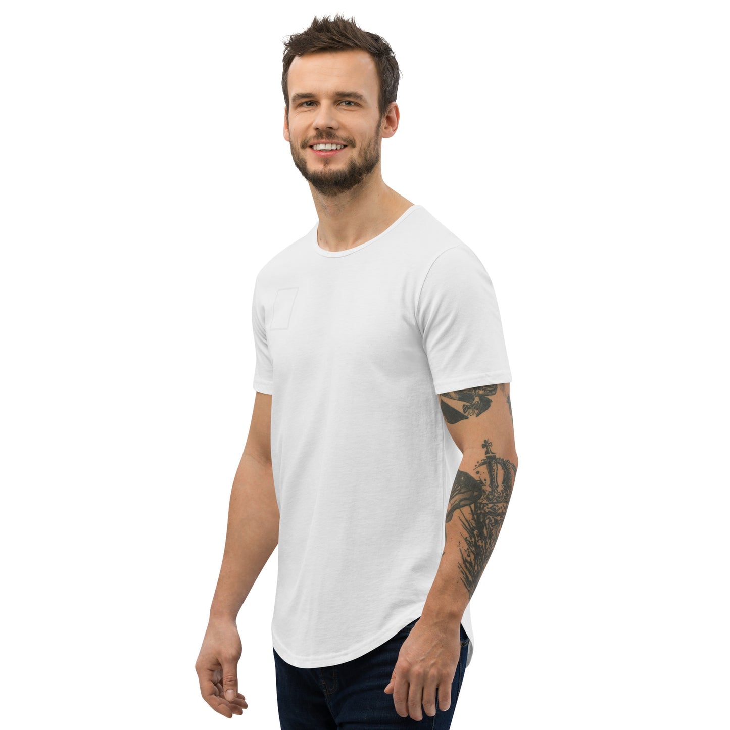 Men's Curved Hem T-Shirt